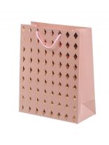 Пакет подарочный бумага, 26х12х32 см, в ассортименте, Ромб, Y4-9088