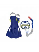 Набор для плавания маска, трубка, ласты, в ассортименте, от 7 лет, Bestway, 25046