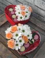 Сердце с сладостями