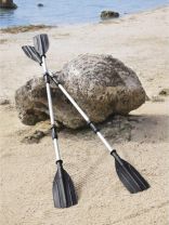 Весло для лодок и байдарок, трехсекционное, алюминий, 2 шт, 145 см, Bestway, 62064