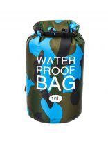 Гермомешок 10 л, 50х30 см, в ассортименте, с плечевым ремнем, T2023-039