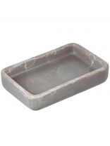 Мыльница настольная, Камень серый, керамика, CE2548AA-SD