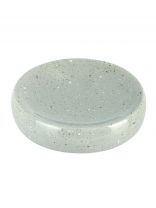 Мыльница настольная, Delphinium, Серый гранит, керамика, 11,5х11,5х3 см, 106254