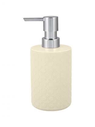 Дозатор для жидкого мыла, Plast team, Stockholm, пластик, 9х7.8х17 см, 330 мл, молочный туман