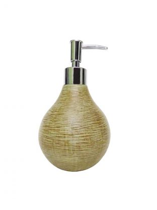 Дозатор для жидкого мыла, Zenfort, Шарм, полирезина, 10.8х10.8х17.5 см, 350 мл