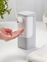 Дозатор для жидкого мыла, сенсорный, пластик, 7.3х7.3х18 см, 600 мл, пена, Y4-11252