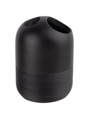 Стакан для зубных щеток, 7.8х7.8х10.8 см, полирезина, Рыжий кот, Tallin, 109843