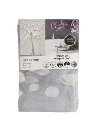 Штора для ванн 180х180 см, полиэстер, Дерево, A310046