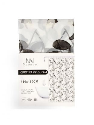 Штора для ванн 180х180 см, Peva, Naonao, Веточки, A310132