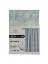 Штора для ванн 180х180 см, полиэстер, Цветы, A310076