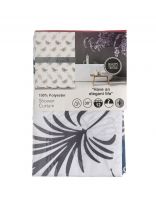 Штора для ванн 180х180 см, полиэстер, Лора, A310066