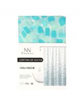 Штора для ванн 180х180 см, Peva, Naonao, зеленая, A310156