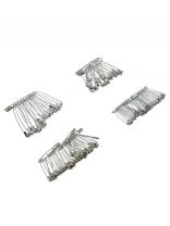 Набор булавок 95 шт, английские, 23/30/35/45/53 мм, латунь, 308-027