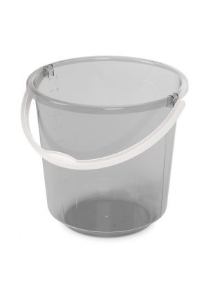 Ведро пластик, 10 л, в ассортименте, хозяйственное, мерное, Альтернатива, Хозяюшка, М1212