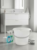 Ведро пластик, 11 л, молочное, пищевое, со сливом, Мультипласт, MPG0255