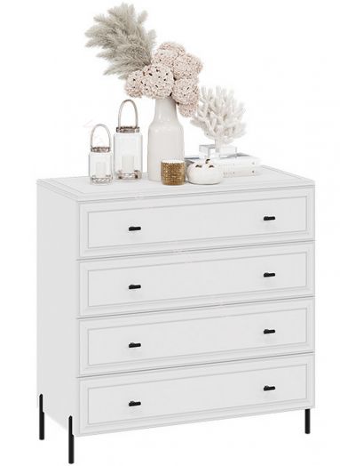 Комод «Пандора» - 414.004.000 Белый снег, Белый матовый