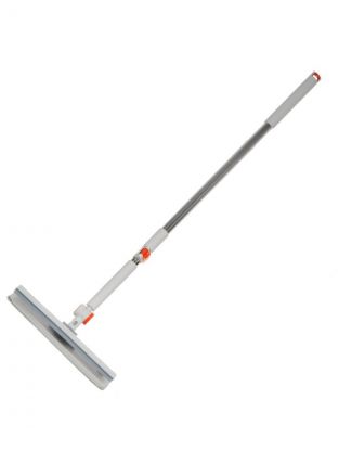 Швабра-окномойка 119х30х10 см, серая, A260050