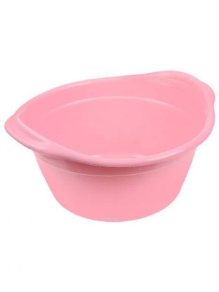 Таз пластик, 24 л, круглый, с ручкой, в ассортименте, Радиан, 10120803