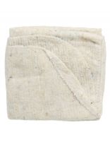 Салфетка для пола хлопок, полиэстер, 0.6х0.7 м, белая, Мамонтенок Чистолюб, MPM0347