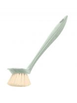 Щетка для посуды, пластик, с прямой ручкой, зеленая, Homver, Greenland, 221223618/04