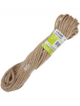 Канат диаметр 6 мм, джут, Кдж6_20, бежевый, 20 м