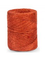 Шпагат джут, 200 г, 1200 текс, двухниточный, П 2 пол, 13799-1, красный