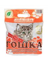 Наполнитель для лотка впитывающий, 4 л, крупный гранулы, Гошка