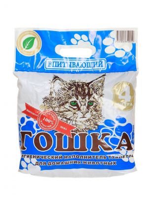 Наполнитель для лотка впитывающий, 4 л, Гошка