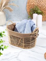 Корзина 35х25х18 см, овальная, плетеная, бумага, Y4-7323