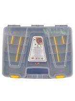 Ящик-органайзер для инструмента, со сменными вставками, 37х28х6 см, в ассортименте, Profbox, С-46