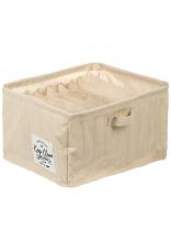 Органайзер для хранения вещей, 9 секций, 30х32х17 см, бежевый, A290113