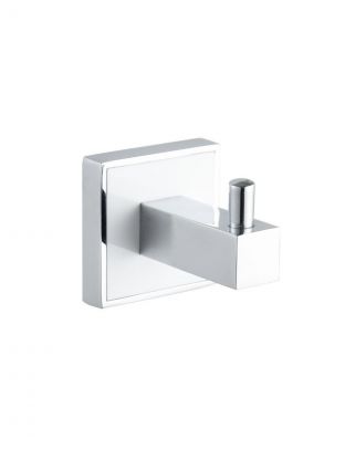 Крючок одинарный, Zenfort, Генезис, 102324, белый