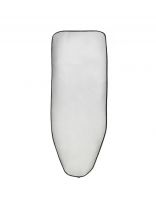 Чехол для гладильной доски 125х40 см, серый, на шнурке, тефлон