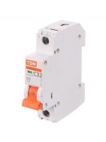 Автоматический выключатель TDM Electric, ВА47-29, 1 полюс, 32 А, 4.5 кА, С, 230/400 В, SQ0206-0077