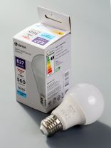 Лампа светодиодная E27, 10 Вт, 75 Вт, 220 В, груша, 6500 К, холодный белый свет, Lofter, LB303-7W-E-G6