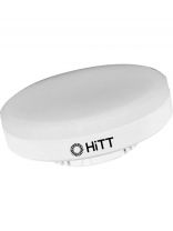 Лампа светодиодная GX53, 9 Вт, 90 Вт, 230 В, 6500 К, холодный белый свет, HiTT, HiTT-PL-GX53, 1010090