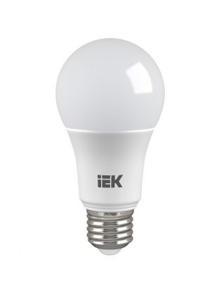 Лампа светодиодная E27, 11 Вт, 75 Вт, 230 В, груша, 3000 К, теплый белый свет, IEK, A60, LED, LLE-A60-11-230-30-E27