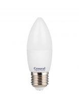Лампа светодиодная E27, 20 Вт, 230 В, свеча, 2700 К, теплый белый свет, General Lighting Systems, GL, 661479