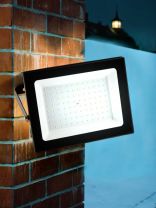 Прожектор светодиодный, HiTT, FL1, 100 Вт, 6500 К, IP65, 8500 Лм, черный, 2010006