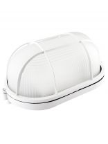 Светильник TDM Electric, НПБ1402, 60 Вт, E27, на 1 лампочку, IP54, 21х10.5х8.5 см, с решеткой, белый, SQ0303-0036