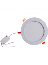 Светильник встраиваемый светодиодный, Ecola, 9 Вт, 4200 К, IP20, 11.2х11.2х2.6 см, нейтральный белый свет, 200В, даунлайт, DKRV90ELC