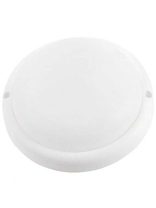 Светильник светодиодный, General Lighting Systems, ЖКХ Slim, 14 Вт, 6500 К, 1140 Лм, IP65, 7х7х3.6 см, накладной, круглый, 437553