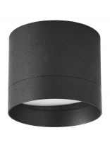 Светильник накладной General Lighting Systems, Башня, 50 Вт, GX53, на 1 лампочку, IP20, 8.2х8.2х7 см, Спот, черный, 661344