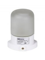 Светильник TDM Electric, НПБ400, 60 Вт, E27, на 1 лампочку, IP54, 11х11х13.5 см, для сауны и бани, 125 градусов, белый, SQ0303-0048