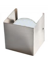 Светильник настенный светодиодный, Ecola, N51 Бра, 15 Вт, GX53, на 1 лампочку, IP20, 10х10х9 см, хром, FCN51FECB