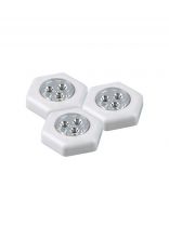 Светильник светодиодный, ФАZА, TF3-3xL3-H-wh, 6500 К, 15 Лм, IP20, 7.5х7.5х2 см, пушлайт, 5041714