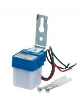 Датчик освещенности настенный, 8-30 лк, 6 А, белый, General Lighting Systems, GSW1-W-6A-W, 475 805