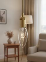 Лампа накаливания E14, 60 Вт, свеча, Калашниково, ДС 230-60 В36, Б 230-60