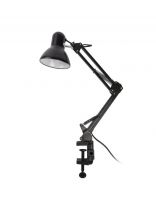Светильник настольный на струбцине, E27, абажур черный, ФАZА, TBL-01-bk, 5046238