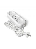 Удлинитель бытовой 3 гнезда, 5 м, ПВС, 2х0.75 мм2, без заземления, UNIVersal, У6, 639М-05